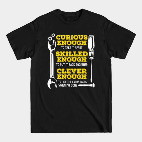 Discover Funny Car Diesel Mechanic Gift - Mechanic - T-Shirt