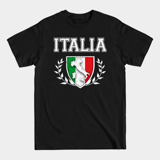 Discover ITALIA - ITALY (vintage distressed look) - Italy - T-Shirt