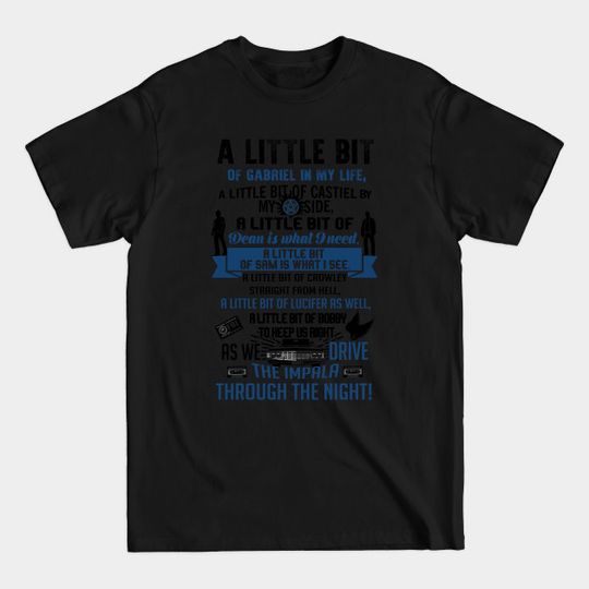Discover Supernatural song - Supernatural - T-Shirt