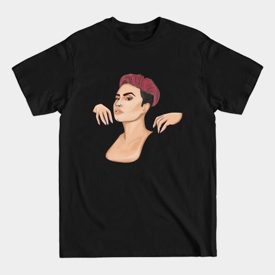 Discover Lovatic Base Colors - Demi Lovato - T-Shirt