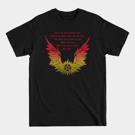 Discover CARRY ON WAYWARD SON - Supernatural - T-Shirt