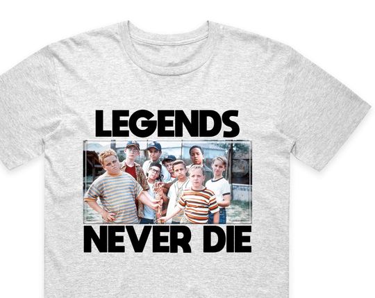 Discover 1990s Sandlot Legends Never Die Squad Crew Shirt
