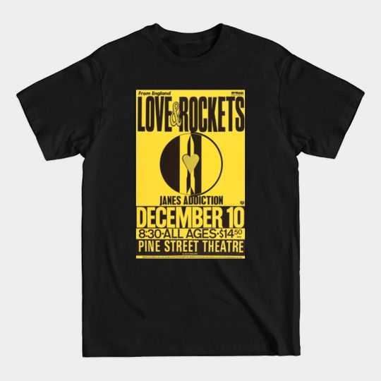 Discover Love And Rockets, Jane's Addiction. - Love And Rockets - T-Shirt
