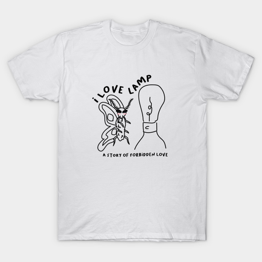 Discover I Love Lamp A Story of Forbidden Love - Moth - T-Shirt