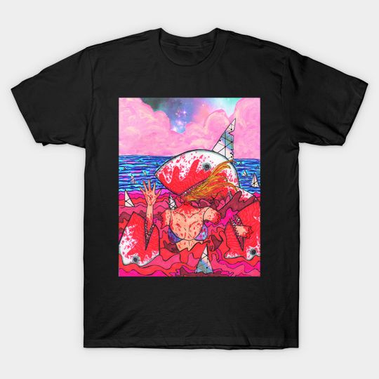 Discover Summer Vibes - Shark Attack - T-Shirt