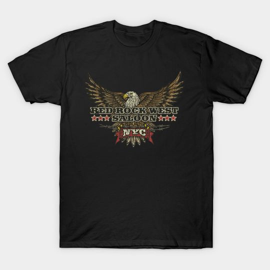 Discover Red Rock West Saloon - Dive Bar - T-Shirt