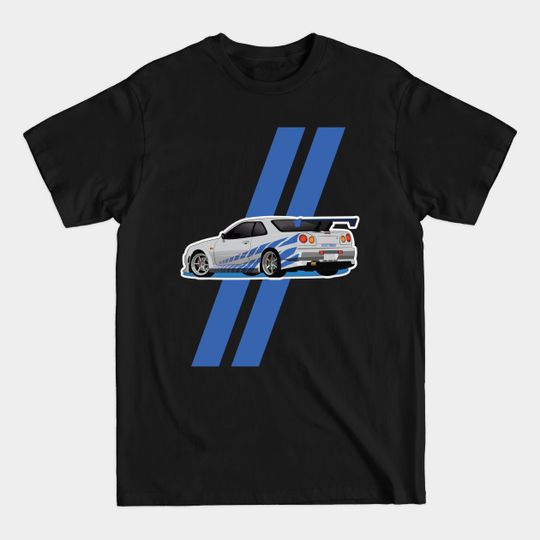 Discover Brian's Skyline - Fast And Furious - T-Shirt