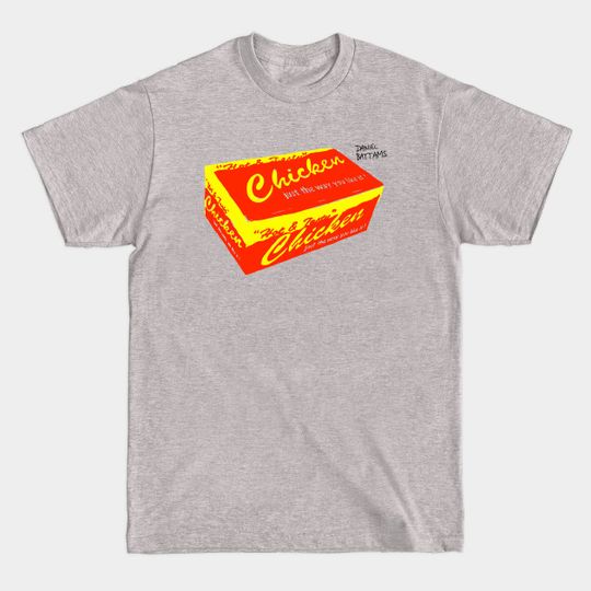 Discover Fried Chicken Box - Fast Food - T-Shirt