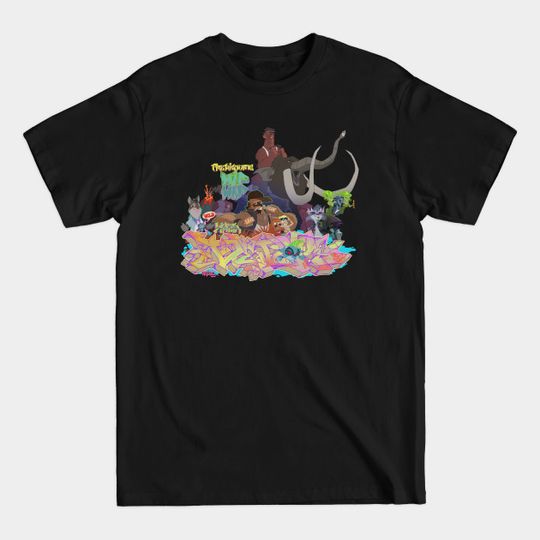 Discover Prehistoric Hip Hop - Dedos - T-Shirt