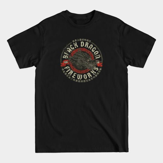 Discover Black Dragon Fireworks - Dragon - T-Shirt