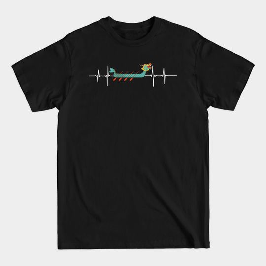 Discover Dragon Boat Racing Passion Love Heartbeat - Dragon Boat - T-Shirt