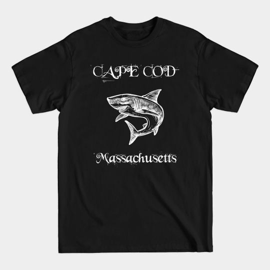Discover Cape Cod White Shark - Cape Cod White Shark - T-Shirt