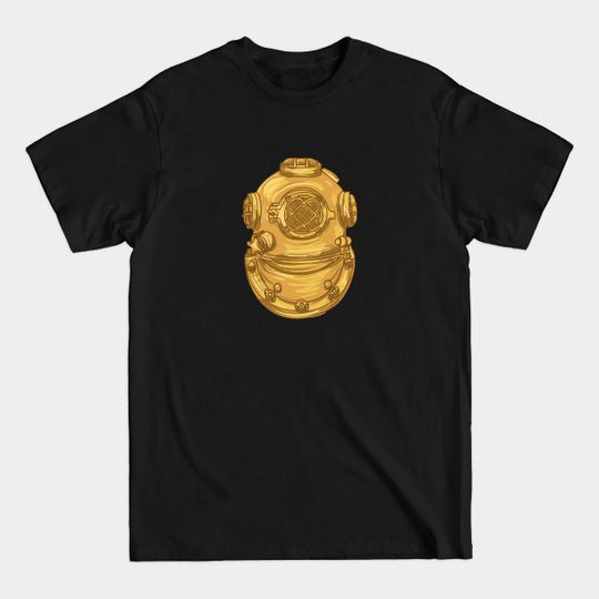 Discover Vintage Diving Helmet - Diving - T-Shirt