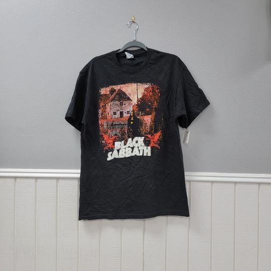 Discover Y2K Black Sabbath "Self-Titled Album Cover Graphic" Tour T-shirt | Size: LARGE