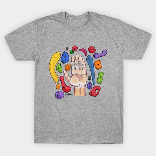 Discover Hold & Hand - Climbing - T-Shirt