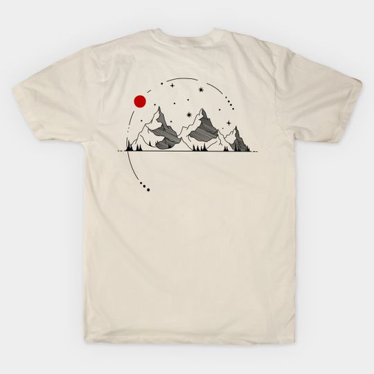 Discover mountain - Mountain - T-Shirt