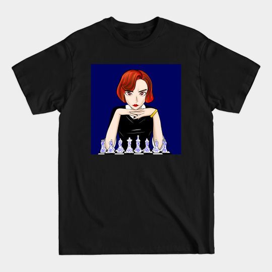 Discover the queen gambit, beth harmon in mexico chessboard - Beth Harmon - T-Shirt
