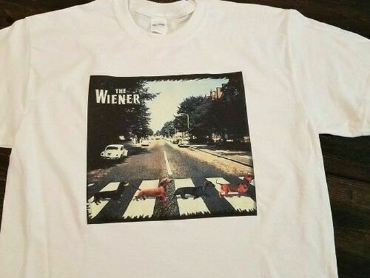 Discover Doxie Dachshund Abbey Road Tee t-shirt