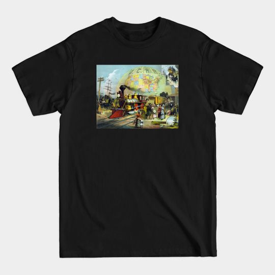 Discover Transcontinental Railroad - Trains - T-Shirt