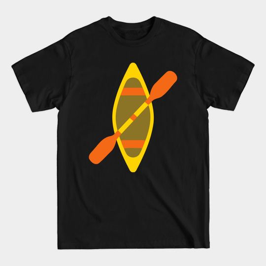 Discover Wooden Kayak Boat Emoticon - Emoji - T-Shirt