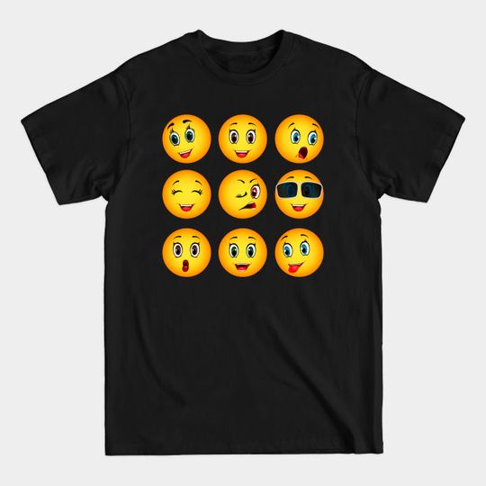 Discover Cute emojies - Emoticons - T-Shirt