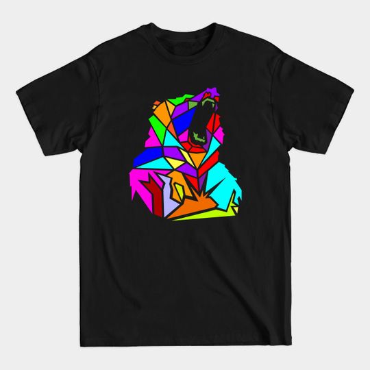 Discover Bear abstract - Bear - T-Shirt