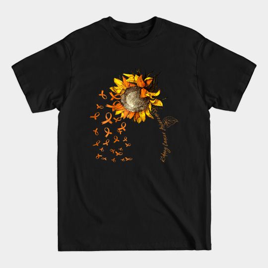 Discover Kidney Cancer Awareness Sunflower - Kidney Cancer Awareness - T-Shirt