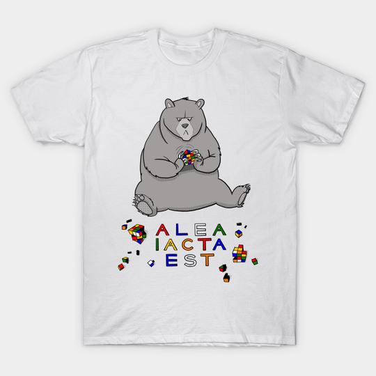 Discover The Bear and the Cube - Rubiks Cube - T-Shirt