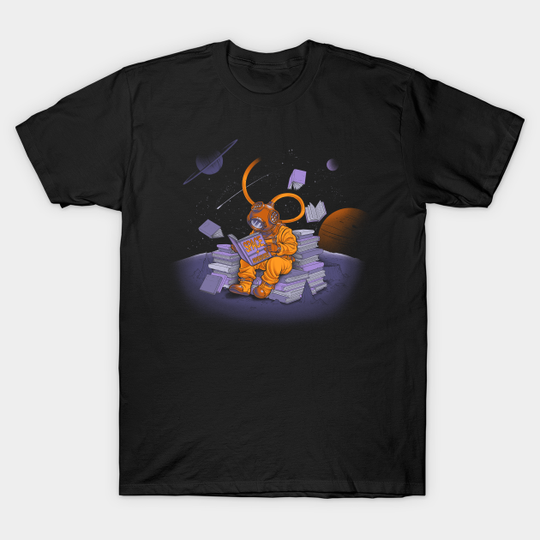 Discover A reader lives a thousand lives - Diving Dress Space Adventures - Space Adventure - T-Shirt