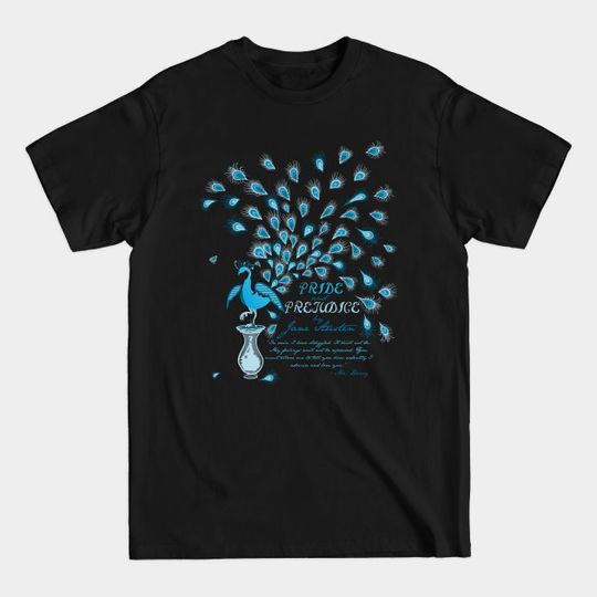 Discover Paisley Peacock Pride and Prejudice: Classic - Jane Austen - T-Shirt