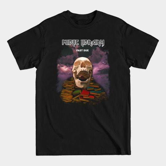 Discover Heavy Metal Public Library - Library - T-Shirt