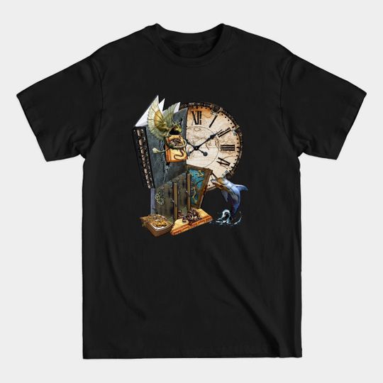 Discover Steampunk-dolphin & dragon-storybook - Steampunk Fashion - T-Shirt