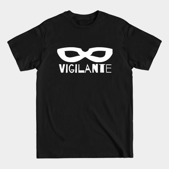 Discover White Mask - Vigilante - Mask Design - T-Shirt