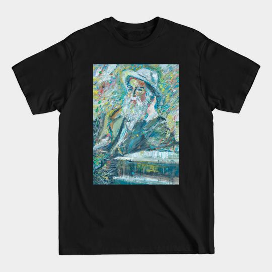Discover WALT WHITMAN oil portrait - Walt Whitman - T-Shirt