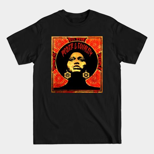 Discover Power & Equality - Angela Davis - T-Shirt
