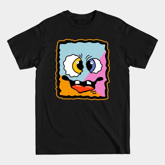 Discover Happy Sponge Face - Sponge - T-Shirt
