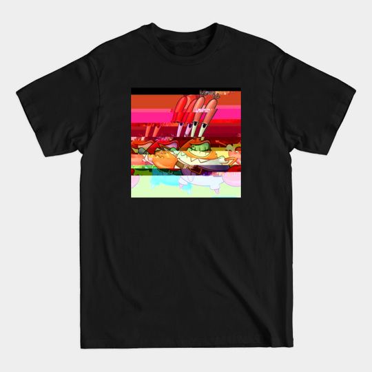 Discover Mr. Krabs Glitched - Mr Krabs - T-Shirt