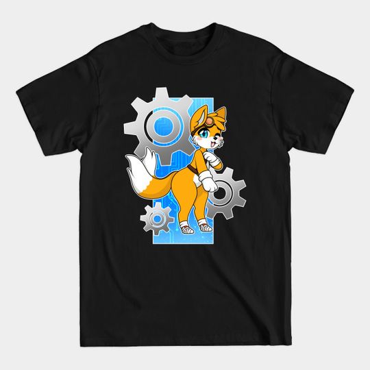 Discover Tails the Fox - Technic - Tails Miles Prower - T-Shirt