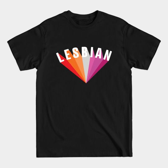 Discover Lesbian Pride Shadow - Lesbian Pride - T-Shirt