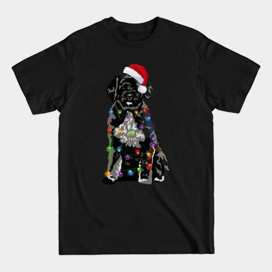 Discover Portuguese Water Dog Christmas Lights Xmas - Portuguese Water Dog - T-Shirt