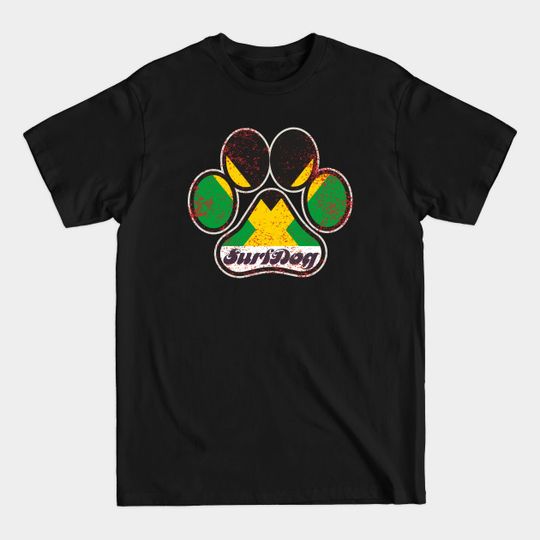 Discover Surf Jamaican Style - Weathered - Jamaican - T-Shirt