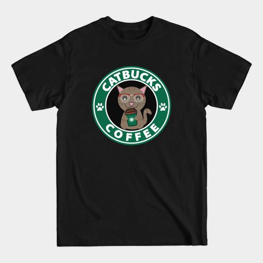 Discover Catbucks Coffee - Cat Coffee - T-Shirt