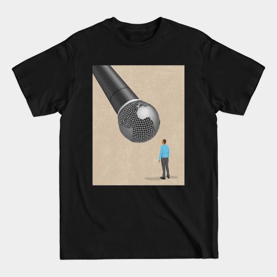 Discover Globe Mic - Globe - T-Shirt