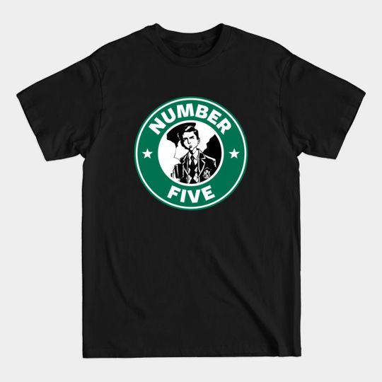 Discover Number 5 Coffee Umbrella Academy - Umbrella Academy - T-Shirt