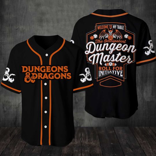 Discover DnD Dungeons and Dragons Baseball Jersey