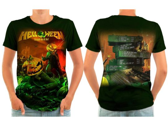 Discover Helloween Music 3D Tshirt