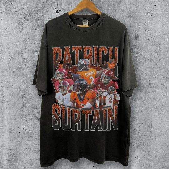 Discover Vintage Graphic Style Patrick Surtain II T-Shirt, Football T-Shirt, Sport Tee