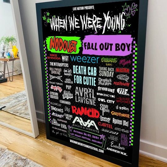 Discover When We Were Young October 26 & 27, 2024 Las Vegas Poster