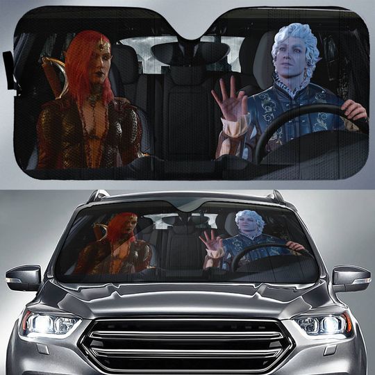 Discover Astarion Car Sun Shade | Astarion Baldur's Gate 3 Car Sun Shade