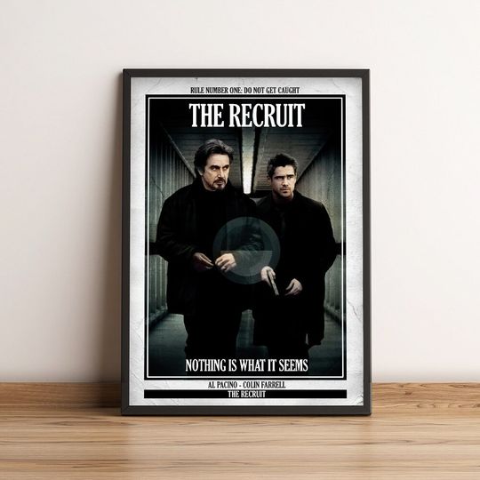 Discover The Recruit | Cult Film Poster | Classic Movie Posters
